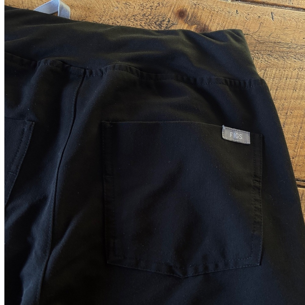 FIGS Womens Technical Collection Black Jogger Style Scrub Pants Pockets Size XS - Picture 8 of 8
